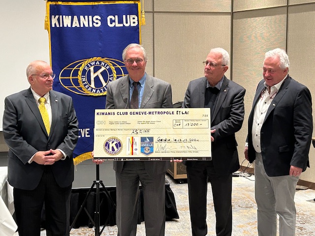 Illustration de l'actualité : Les Kiwanis Clubs de Genève soutiennent l'ASRIMM